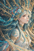 5D Diamond Painting Kits Anime Girls for Adults 36x48in Full Drill Square Dots Gem , for Home Wall Art Decor 90x120cm