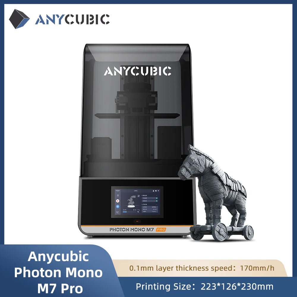 ANYCUBIC DLP SLA LCD Resin 3D Printer Photon Mono 2,M5s Pro,14K Photon Mono M7 Pro, M7, Photon P1, Wash and Cure 3, 3 Plus, Max