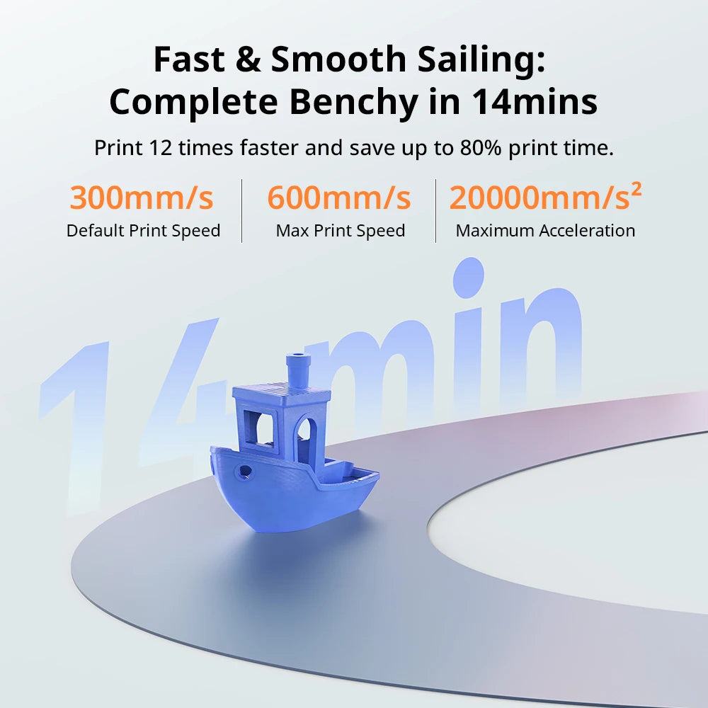 ANYCUBIC Kobra 4 Combo 600mm/s Fast Printing 3D Printer Up to 8 Colors ACE 2 Pro Filament Drying APP Control FDM 3D Printer