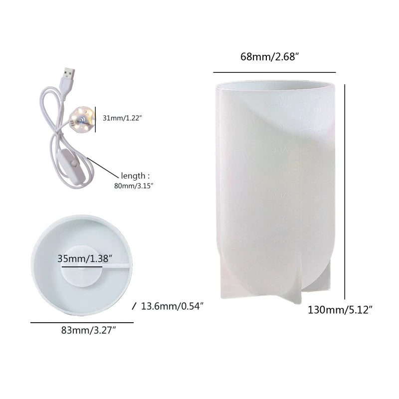 Decorate Your Own Night Light Resin Mold