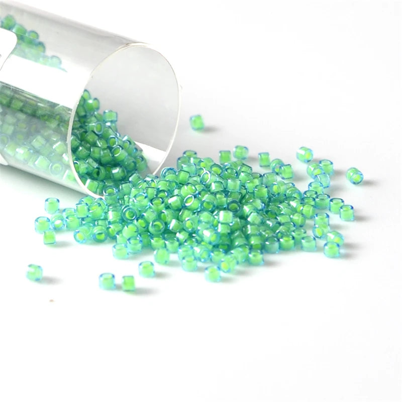 Japan Miyuki Delica Beads Luster Color 11/0  for Making Necklaces, Bracelet, or Bead Weaving 1.6mm About 2000 Beads