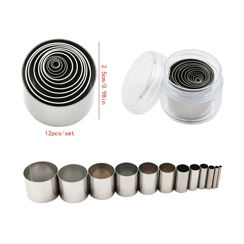 Stainless Steel Rounds For Cutting Polymer Clay