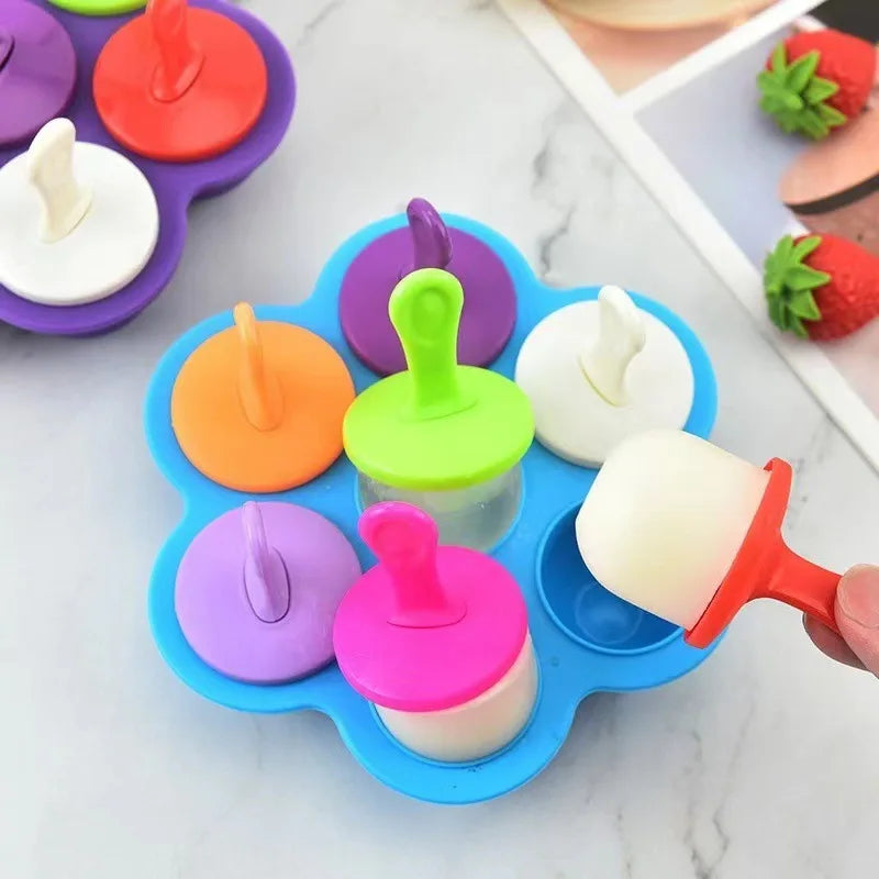 1pc Silicone Popsicle Molds Kids