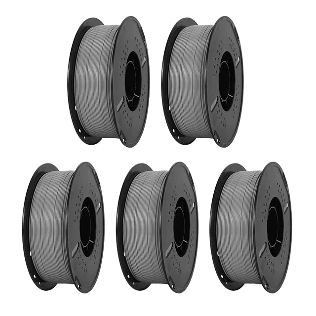 KINGROON Newest HS-PETG 3D Printer Filament 1.75mm High Speed 3D Printing Material Hyper PETG 5KG 10KG Blue & Silver