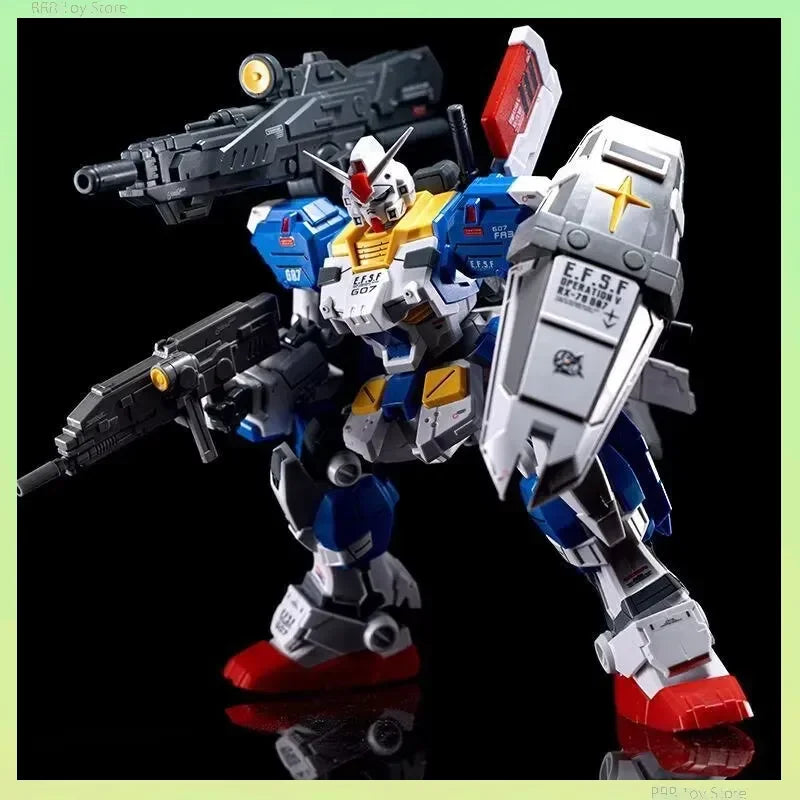 HUAXIA MODEL Full Armor RX-78-7  HG 1/144 Action Figure FA-78-3 Anime Figures  Assembling Movable
