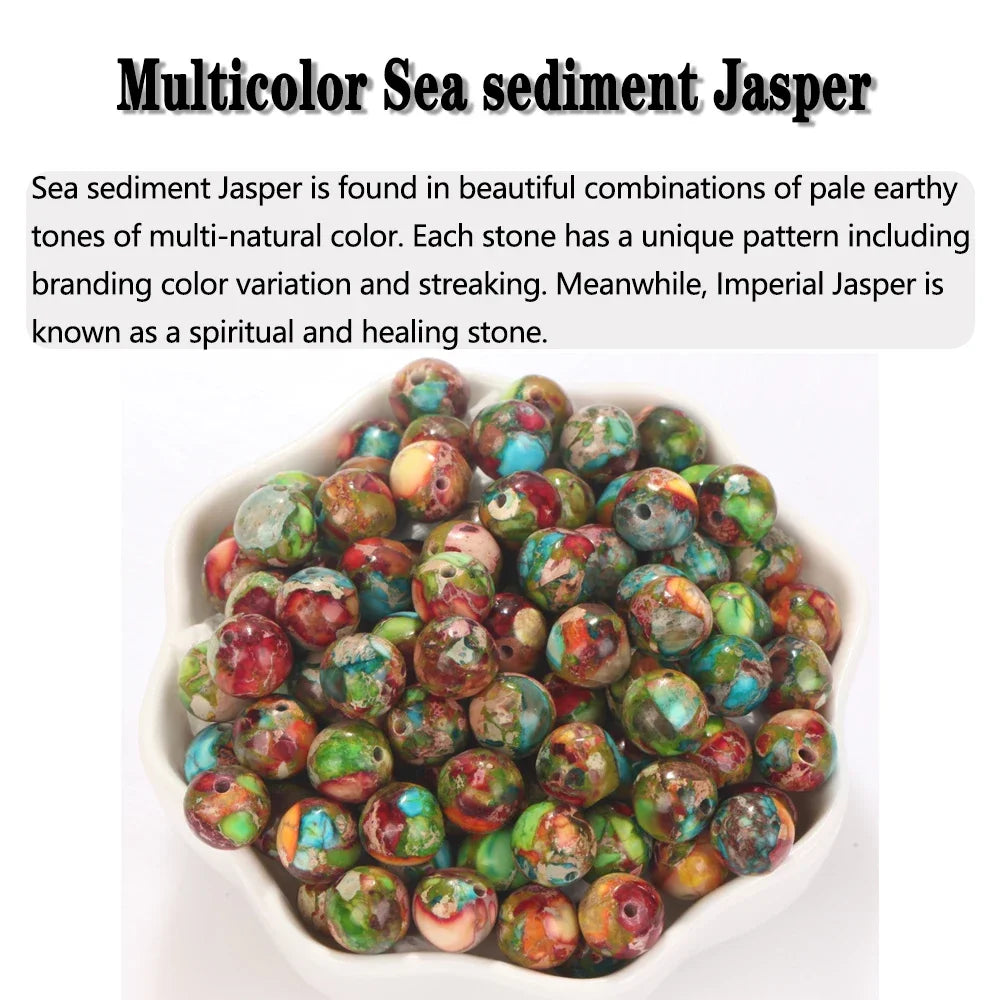 4-12MM Natural Stone Beads Lava Amethyst Tiger Eye Quartz Agates Round Jewelry Making Bracelets, Necklaces, Earrings