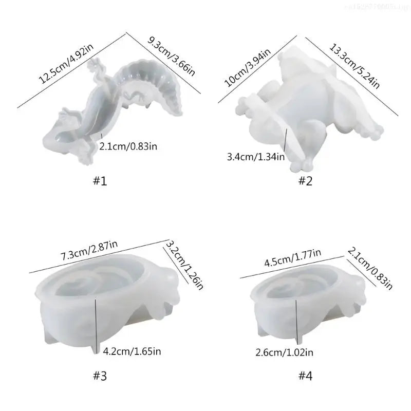 Frog Snail Animal Silicone Mold Epoxy Resin Casting