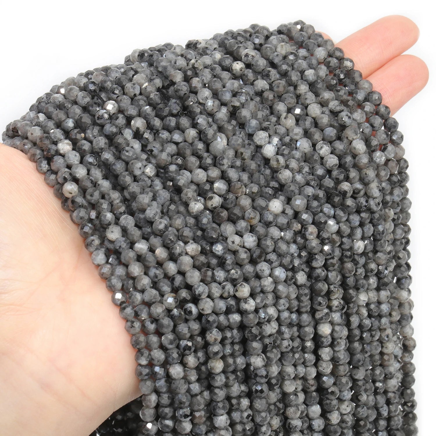 Faceted Natural Stone Beads  Amazonite Aquamarine Opal Labradorite & More For Jewelry Making 2 3 4mm