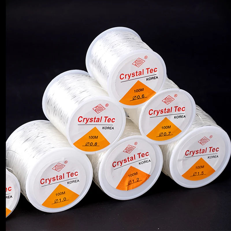 Strong Elastic Thread For Beading Jewelry Necklaces Bracelets 100m