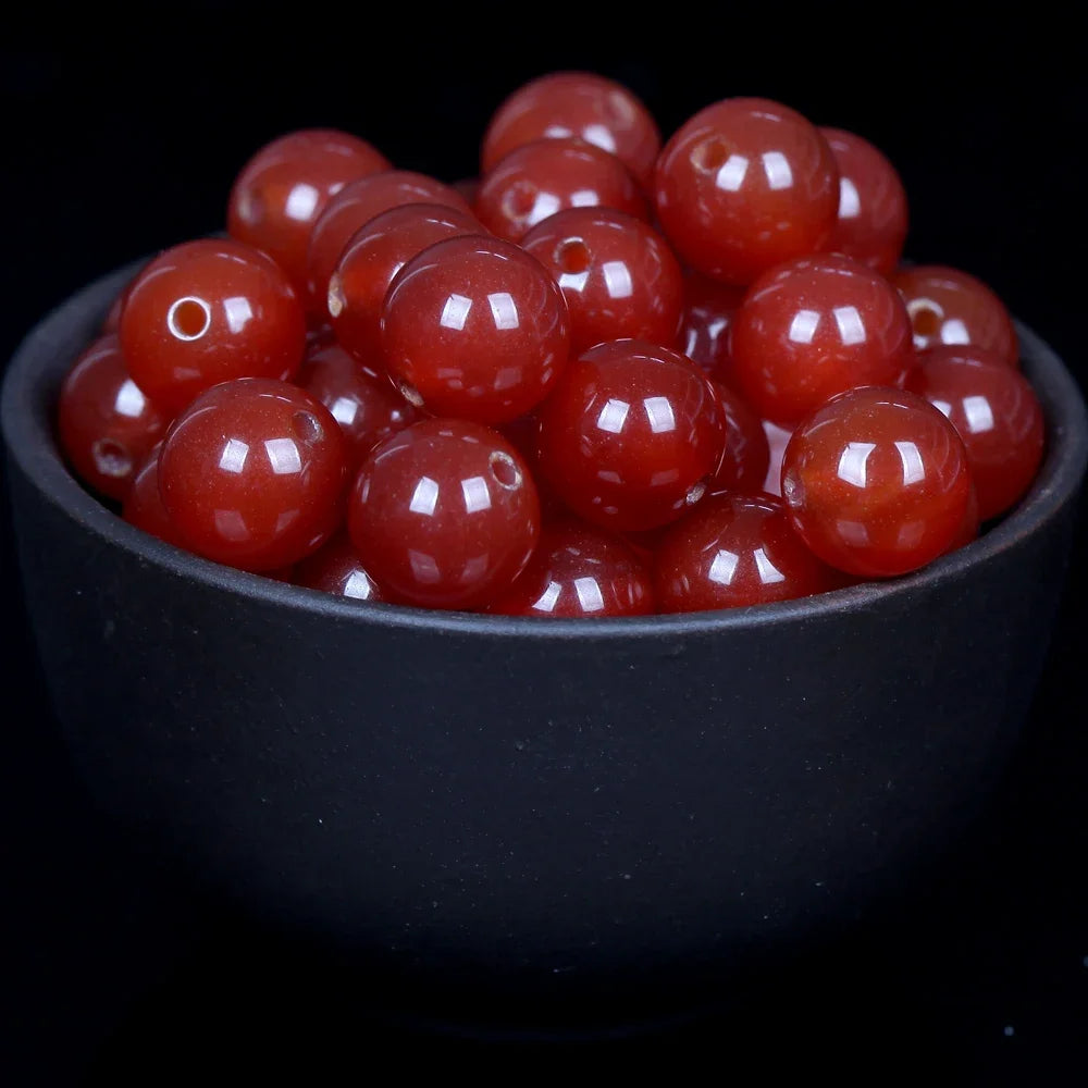 Natural Round  Stone Beads For Jewelry Making