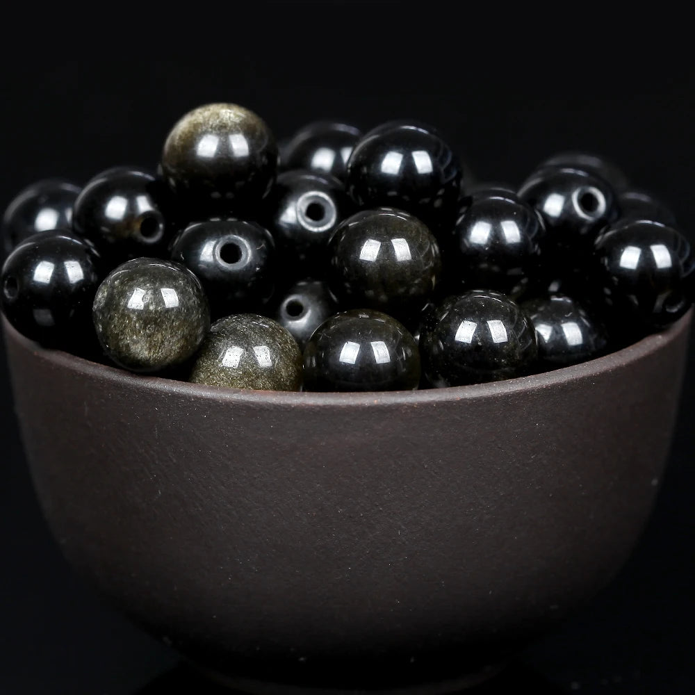 Natural Round  Stone Beads For Jewelry Making
