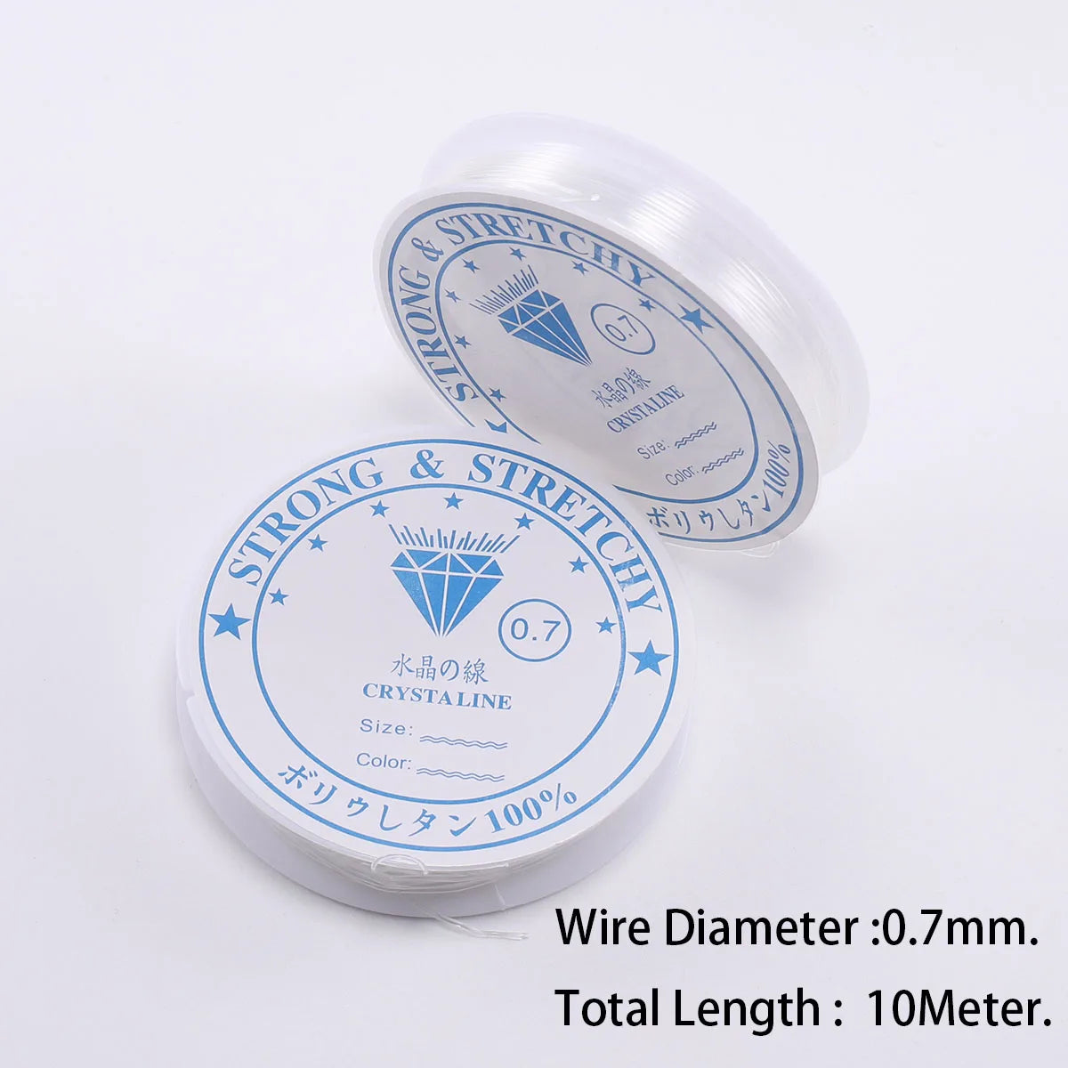 Transparent Elastic Stringing Crystal Line For Jewelry Making 0.4/0.5/0.6/0.7/0.8/1mm