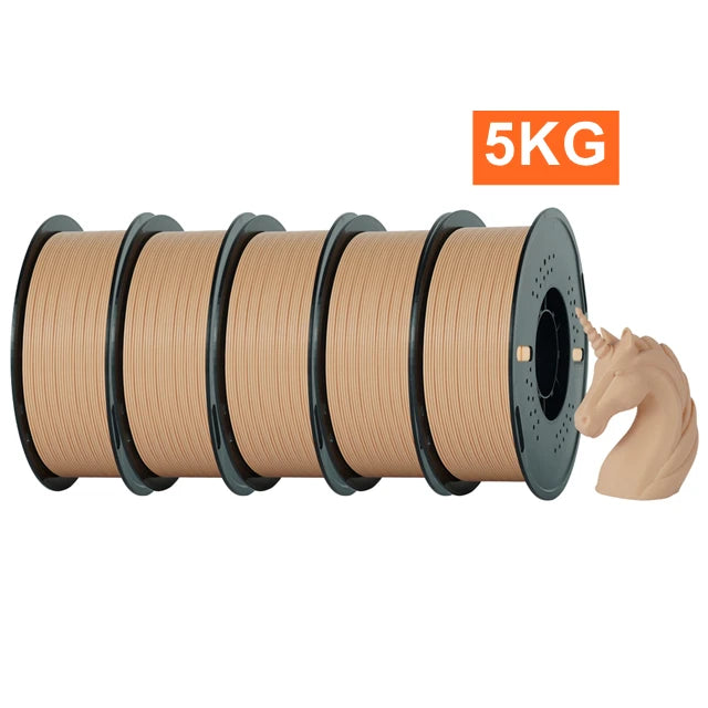 KINGROON PLA Filament 1.75mm 5/10KG PLA Plastic For 3D Printer, Standard 1kg/roll 3D Printing Filaments Mix Color