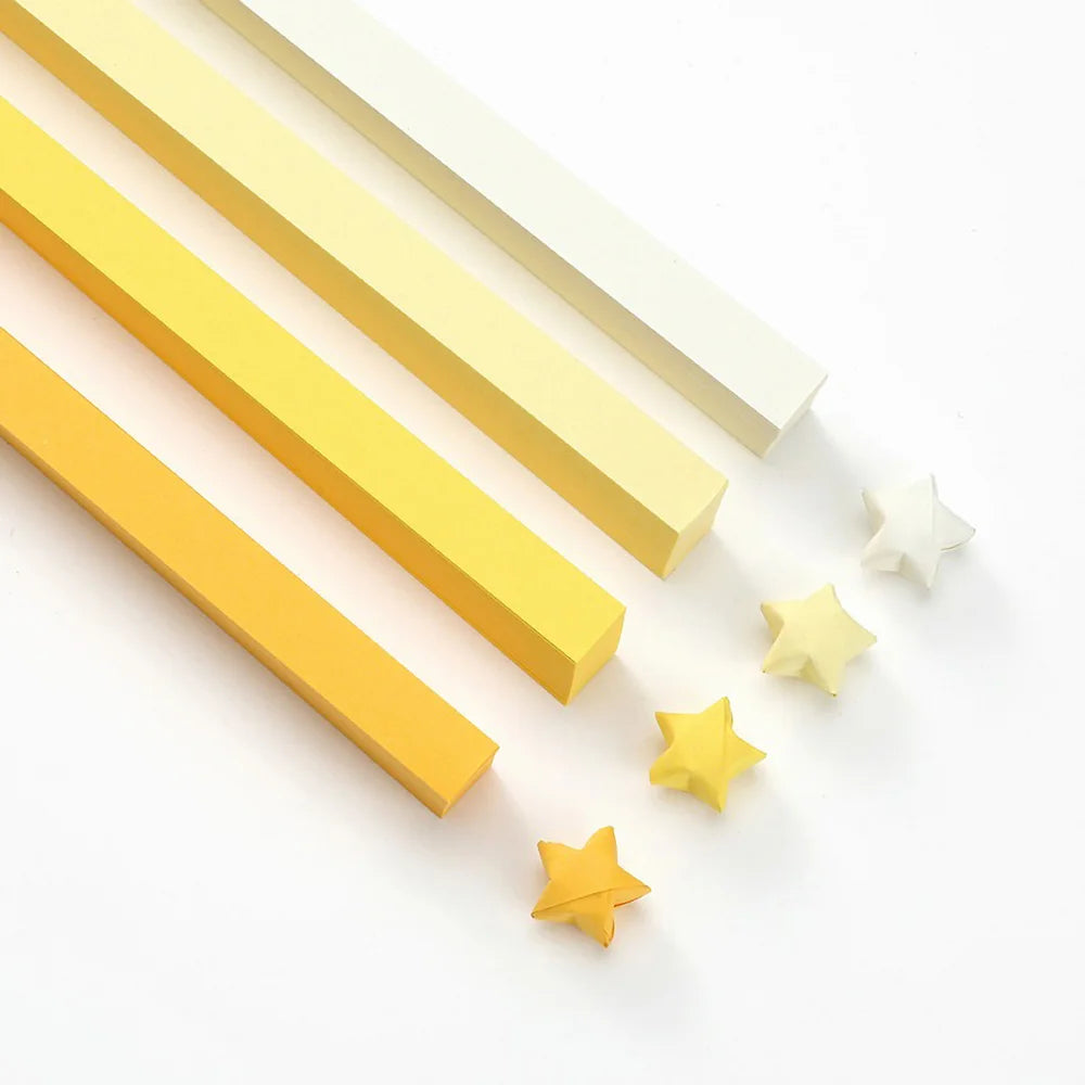 Rainbow Gradient Double Sided Origami Paper Stars