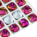 Shell Crystal Charms, Necklaces,  Pendants for Jewelry Making  16mm  12Pcs
