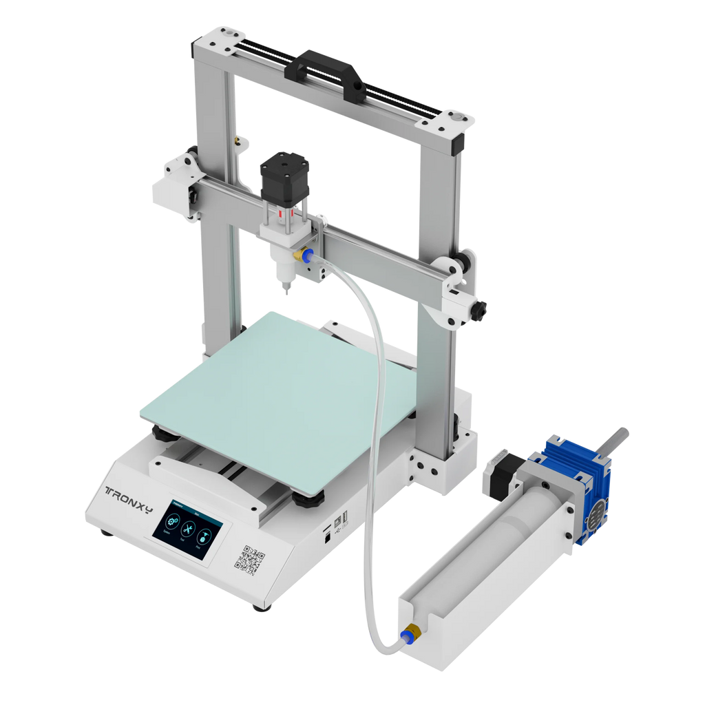 MOORE 2 Pro Ceramic & Clay 3D Printer 255x255x260mm Build Size 3.5-Inch Touch Screen C Feeding System Electric Putter