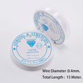 Transparent Elastic Stringing Crystal Line For Jewelry Making 0.4/0.5/0.6/0.7/0.8/1mm