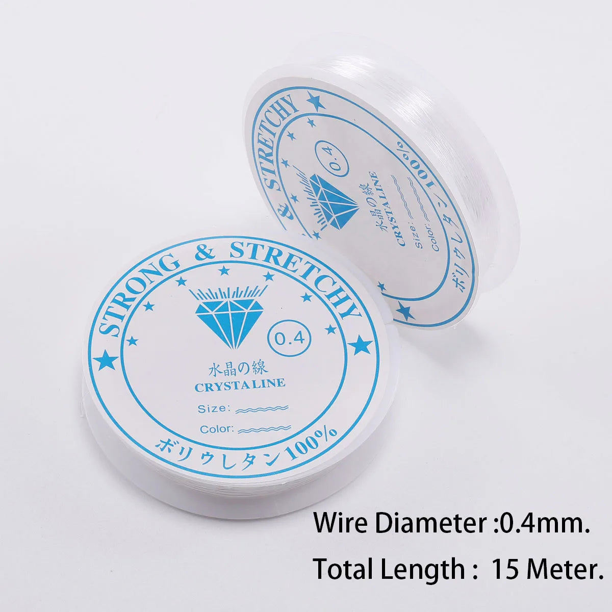 Transparent Elastic Stringing Crystal Line For Jewelry Making 0.4/0.5/0.6/0.7/0.8/1mm