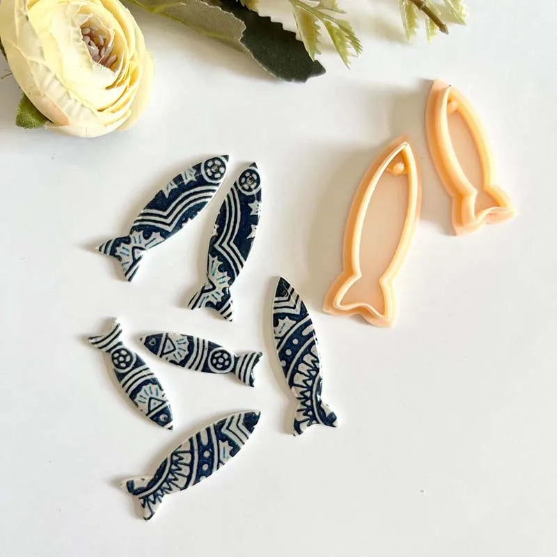 Fish Polymer Clay Cutters 3 sizes Earrings