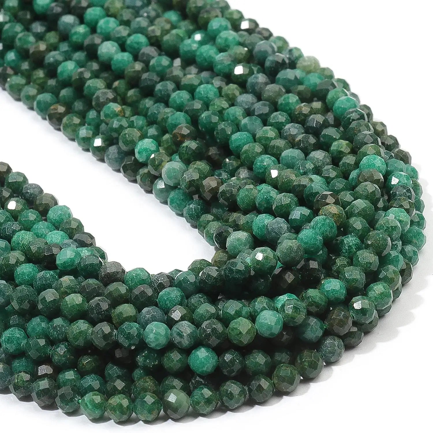 2, 3, 4mm Faceted Tiny Beads Natural Stone  Aquamarine Lapis Lazuli Tourmaline Amethyst  & More
 for Jewelry Making