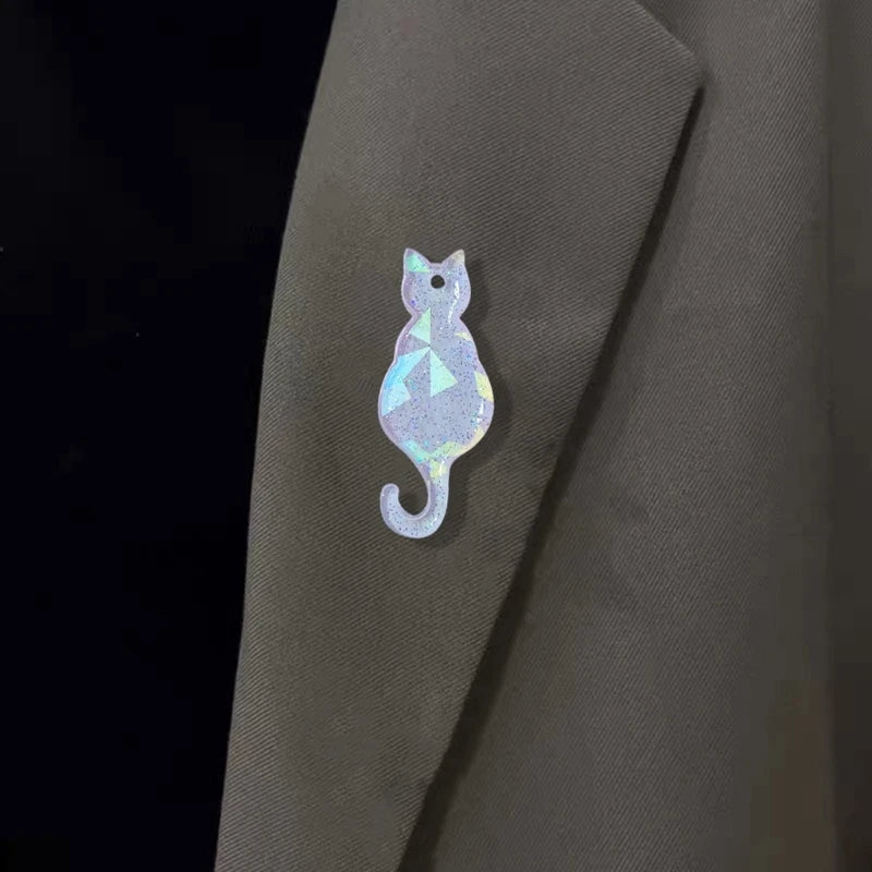 Keychain Or Pendant Cat Holographic Mold