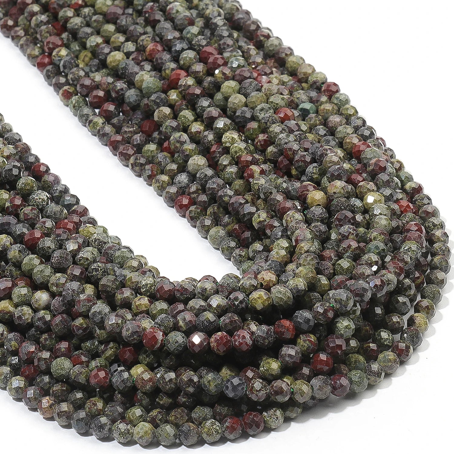 2, 3, 4mm Faceted Tiny Beads Natural Stone  Aquamarine Lapis Lazuli Tourmaline Amethyst  & More
 for Jewelry Making
