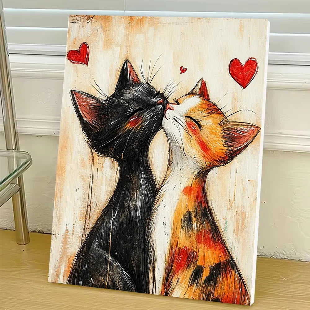 Cat Art Paint By Numbers Kit