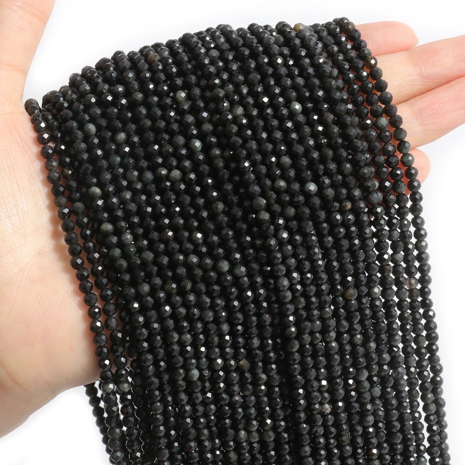 Faceted Natural Stone Beads  Amazonite Aquamarine Opal Labradorite & More For Jewelry Making 2 3 4mm