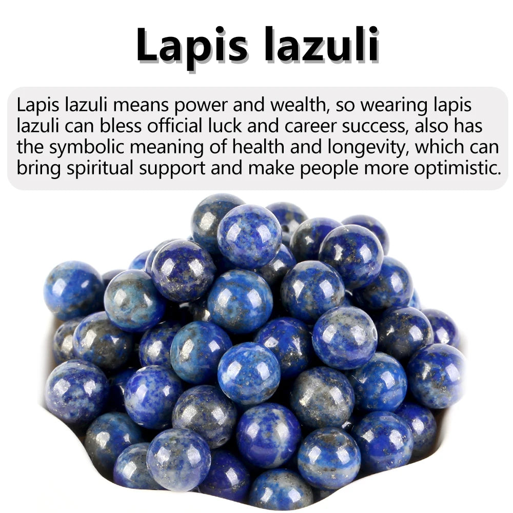 4-12MM Natural Stone Beads Lava Amethyst Tiger Eye Quartz Agates Round Jewelry Making Bracelets, Necklaces, Earrings
