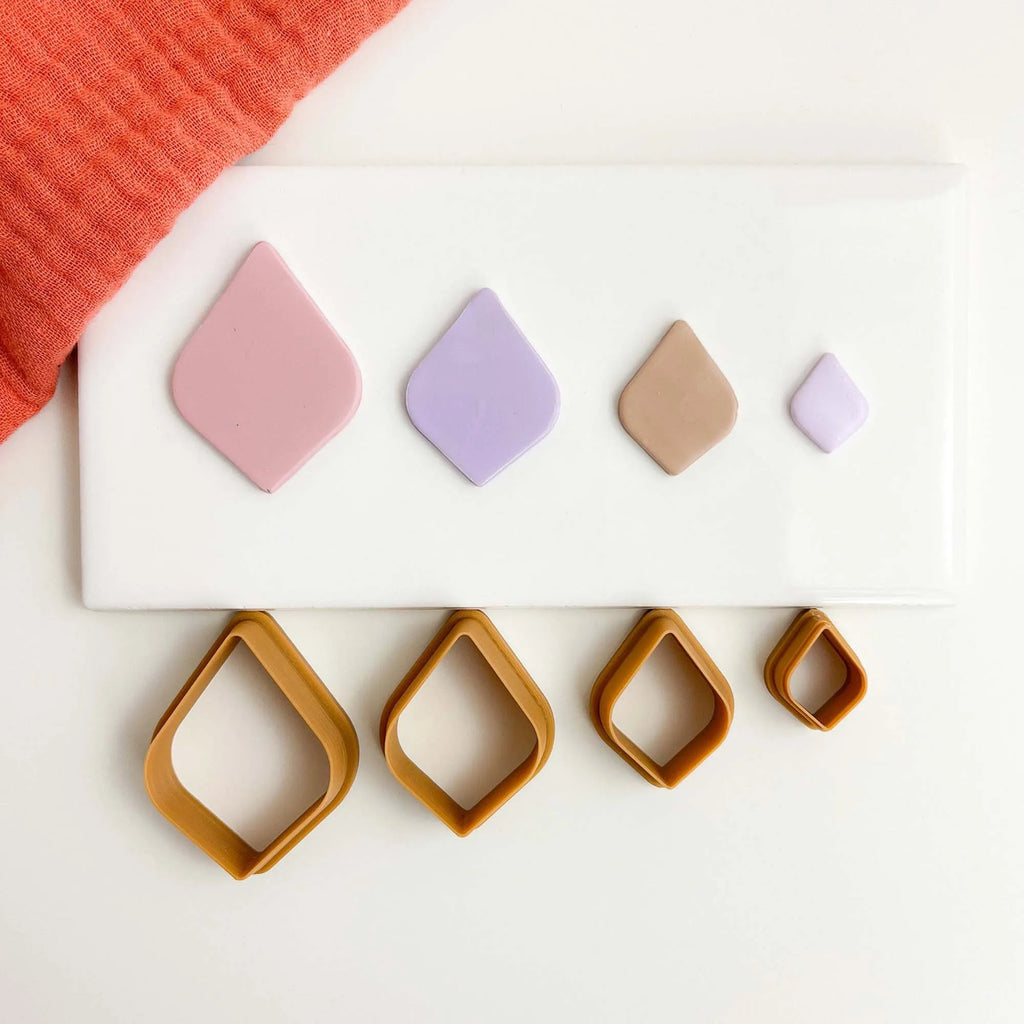 4Pcs/Set Mixed Shapes Polymer Clay Cutters