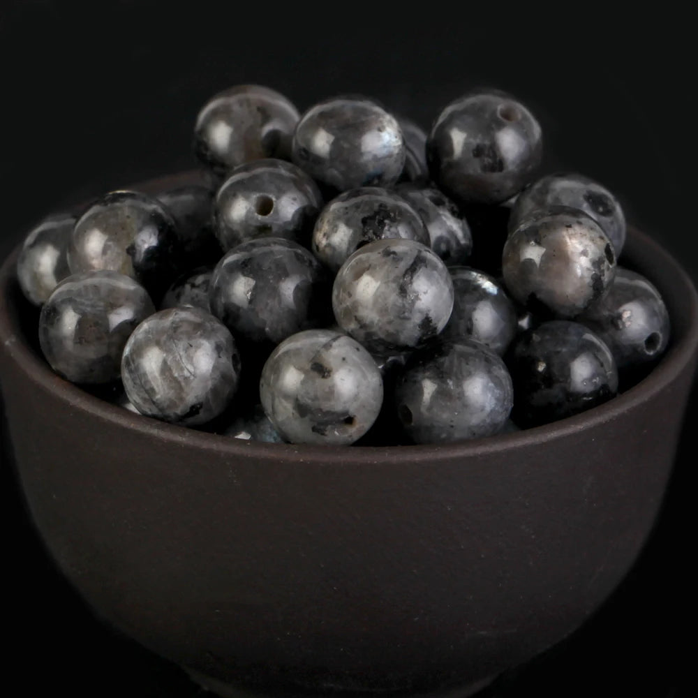 Natural Round  Stone Beads For Jewelry Making