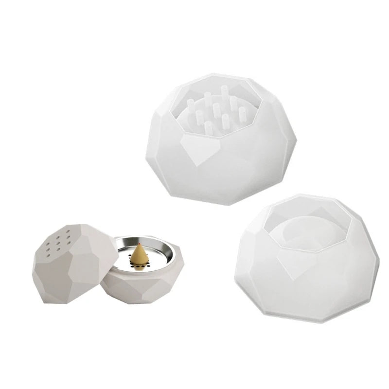 Resin Container For Incenses Burner Tea Lights & Aromatherapy
