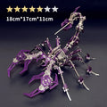 3D Metal Stainless Steel Puzzle Kit Scorpion King  Model  High Difficulty for Adults Teens