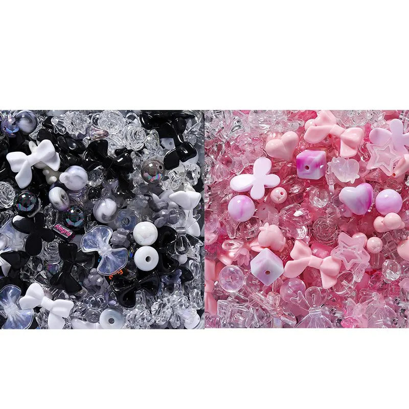 Multi Style & Color Combinations Acrylic Beads