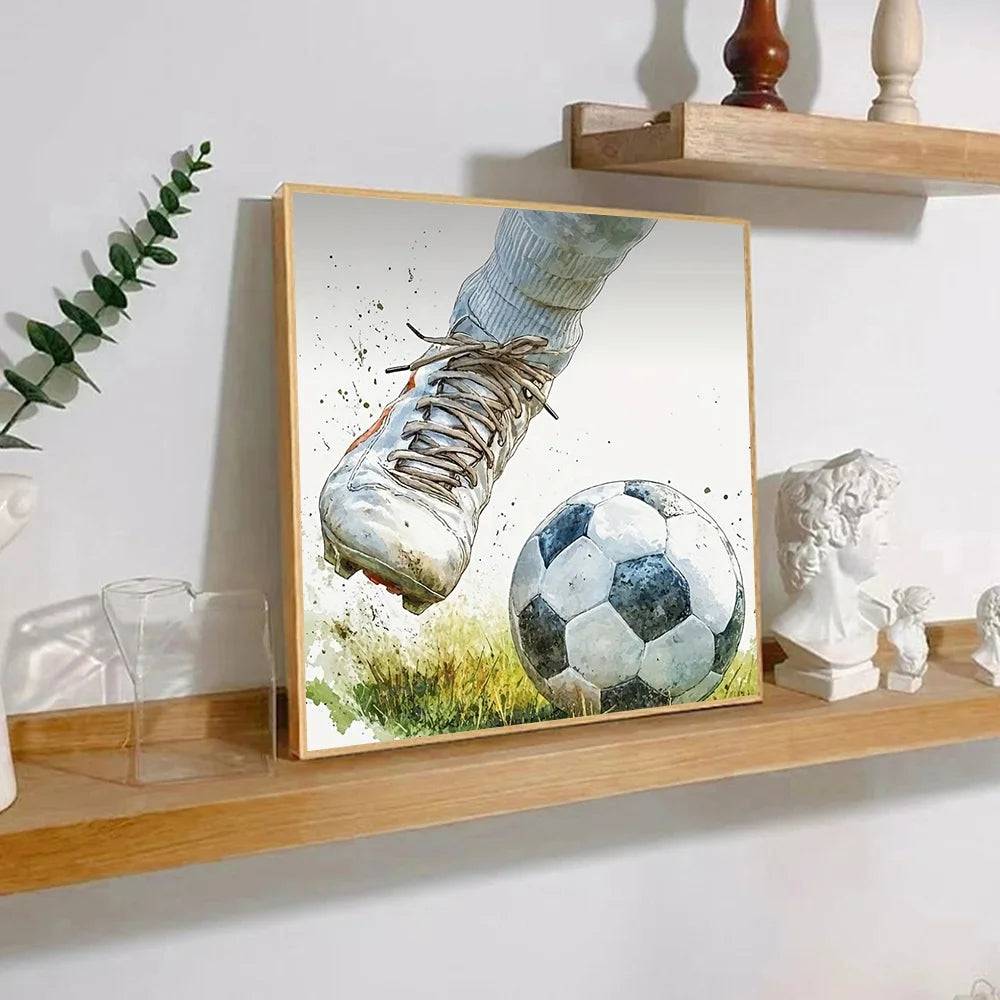 Football Soccer Paint By Numbers Kit