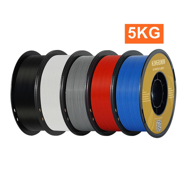 KINGROON PLA Filament 1.75mm 5/10KG PLA Plastic For 3D Printer, Standard 1kg/roll 3D Printing Filaments Mix Color