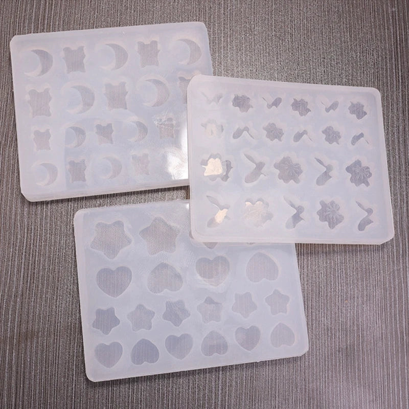 Assortment of Shapes For Pendant Earrings Resin Mold