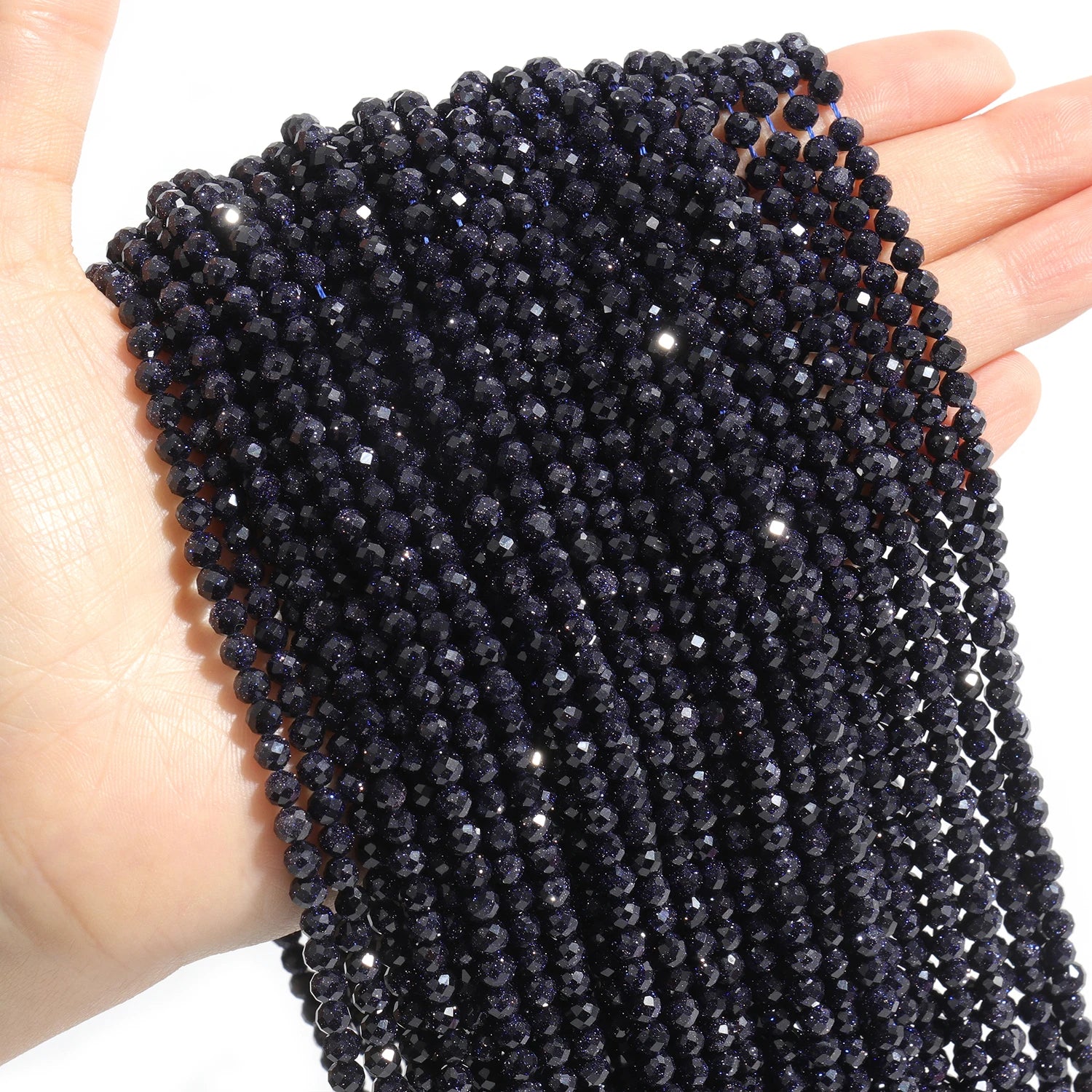 Faceted Natural Stone Beads  Amazonite Aquamarine Opal Labradorite & More For Jewelry Making 2 3 4mm