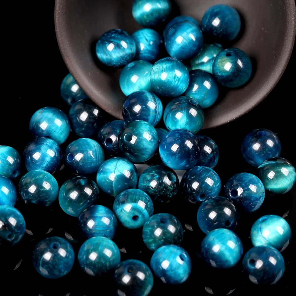 Natural Round  Stone Beads For Jewelry Making
