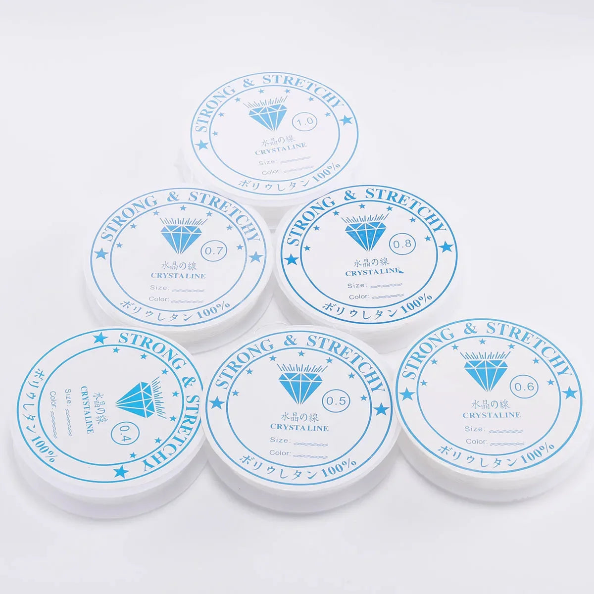 Transparent Elastic Stringing Crystal Line For Jewelry Making 0.4/0.5/0.6/0.7/0.8/1mm