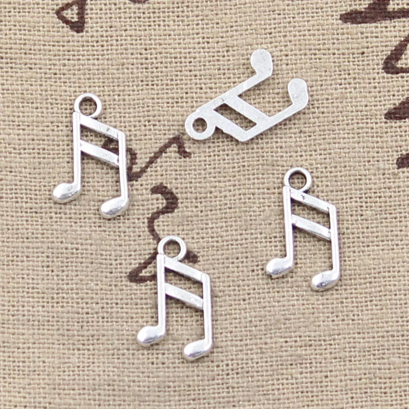 Musical Note Charms  Earrings