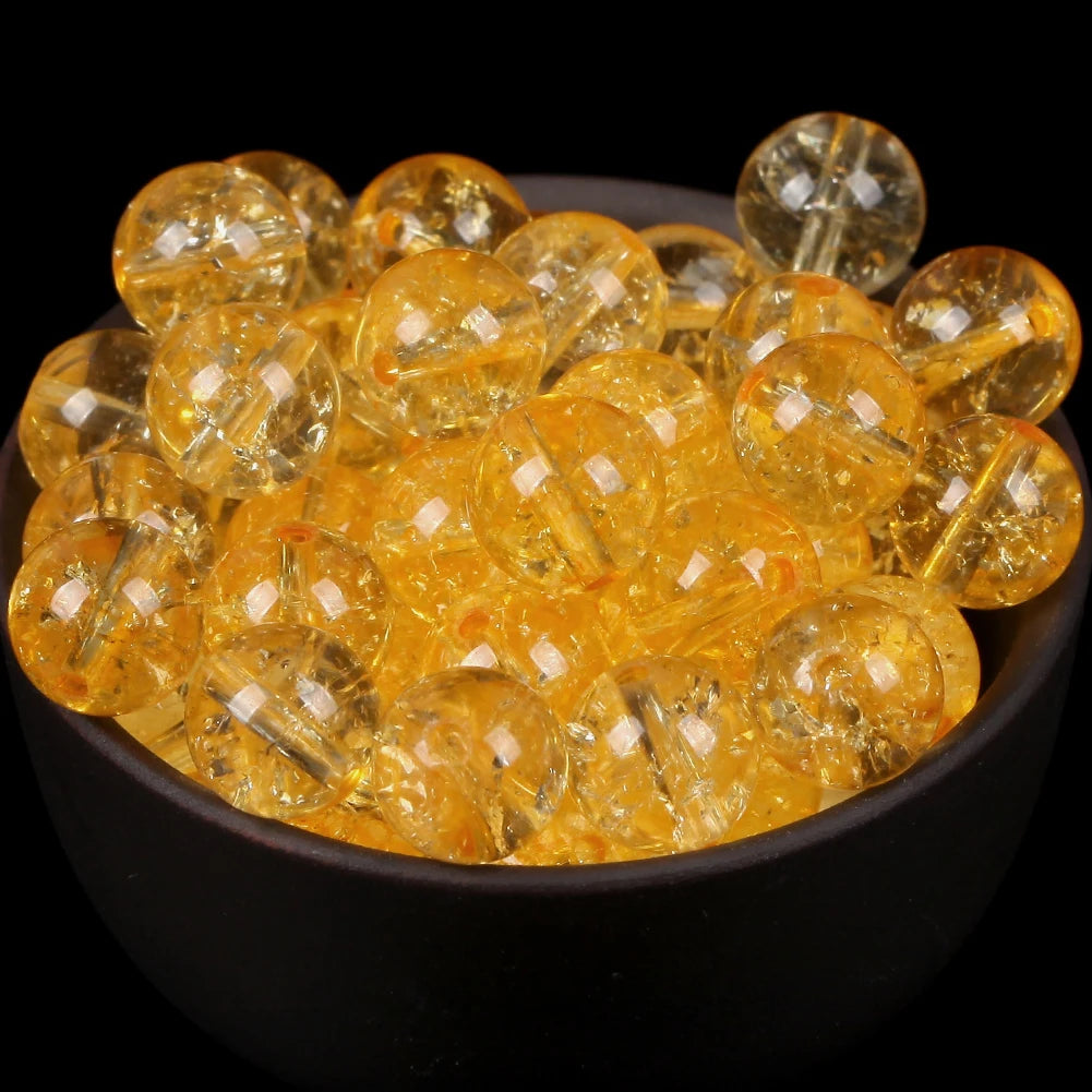 Natural Round  Stone Beads For Jewelry Making